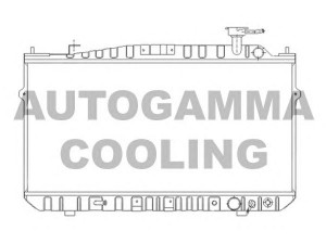 AUTOGAMMA 102123 radiatorius, variklio aušinimas
19010PG7671, 19010PG7673