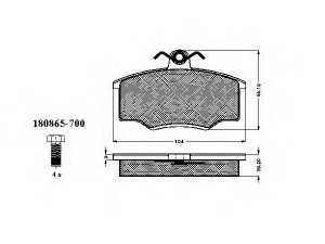 SPIDAN 30109 stabdžių trinkelių rinkinys, diskinis stabdys 
 Techninės priežiūros dalys -> Papildomas remontas
3 344 996-8