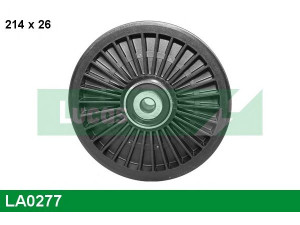 LUCAS ENGINE DRIVE LA0277 kreipiantysis skriemulys, V formos rumbuotas diržas 
 Diržinė pavara -> V formos rumbuotas diržas/komplektas -> Laisvasis/kreipiamasis skriemulys