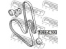 FEBEST 1088-C100 kreipiantysis skriemulys, V formos rumbuotas diržas
4805183, 96440417