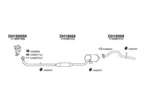 VENEPORTE 180003 išmetimo sistema 
 Išmetimo sistema -> Išmetimo sistema, visa