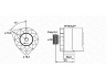 MAGNETI MARELLI 943356620010 kintamosios srovės generatorius 
 Elektros įranga -> Kint. sr. generatorius/dalys -> Kintamosios srovės generatorius
0071545602