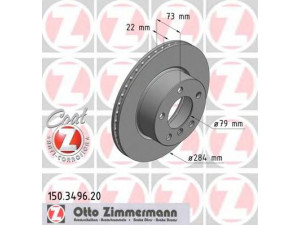 ZIMMERMANN 150.3496.20 stabdžių diskas 
 Dviratė transporto priemonės -> Stabdžių sistema -> Stabdžių diskai / priedai
3411 6 792 215