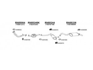 VENEPORTE 550057 išmetimo sistema 
 Išmetimo sistema -> Išmetimo sistema, visa