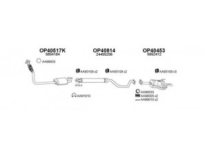 VENEPORTE 400413 išmetimo sistema 
 Išmetimo sistema -> Išmetimo sistema, visa