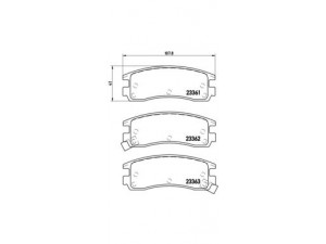 BREMBO P 59 027 stabdžių trinkelių rinkinys, diskinis stabdys 
 Techninės priežiūros dalys -> Papildomas remontas
1605939, 18023377, 18029844, 12510016