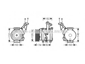 AVA QUALITY COOLING TOK635 kompresorius, oro kondicionierius 
 Oro kondicionavimas -> Kompresorius/dalys
8831044150