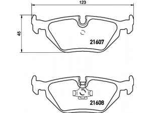 HELLA PAGID 8DB 355 007-511 stabdžių trinkelių rinkinys, diskinis stabdys 
 Techninės priežiūros dalys -> Papildomas remontas
34211160340, 34211160341, 34211160533