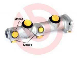 BREMBO M 61 079 pagrindinis cilindras, stabdžiai 
 Stabdžių sistema -> Pagrindinis stabdžių cilindras
460193, 24211715023, 27210008353