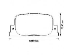 JURID 572559J stabdžių trinkelių rinkinys, diskinis stabdys 
 Techninės priežiūros dalys -> Papildomas remontas
0446632030, 0446632040, 0446647010