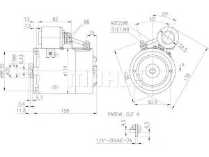 MAHLE ORIGINAL MM 368 elektrovariklis