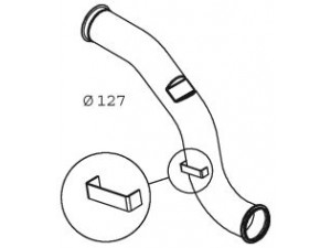 DINEX 21279 išleidimo kolektorius 
 Išmetimo sistema -> Išmetimo vamzdžiai
1350540