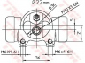 TRW BWH392 rato stabdžių cilindras 
 Stabdžių sistema -> Ratų cilindrai
4410000QAD, 7701043913