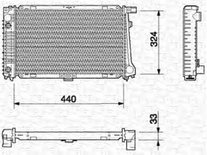 MAGNETI MARELLI 350213696000 radiatorius, variklio aušinimas 
 Aušinimo sistema -> Radiatorius/alyvos aušintuvas -> Radiatorius/dalys
17111712822, 17111719355