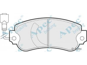 APEC braking PAD342 stabdžių trinkelių rinkinys, diskinis stabdys 
 Techninės priežiūros dalys -> Papildomas remontas
424889, 425065, 424889, 425065