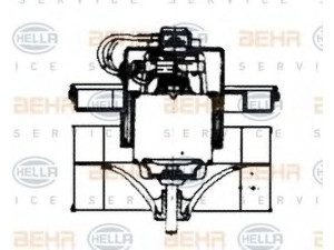 HELLA 8EW 009 159-671 vidaus pūtiklis 
 Šildymas / vėdinimas -> Orpūtė/dalys
27220-G9612