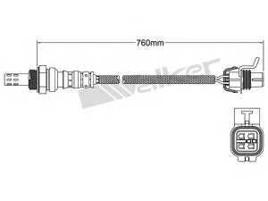 WALKER PRODUCTS 250-24354 lambda jutiklis 
 Išmetimo sistema -> Jutiklis/zondas
12578576