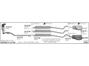 IMASAF 561000086 išmetimo sistema 
 Išmetimo sistema -> Išmetimo sistema, visa