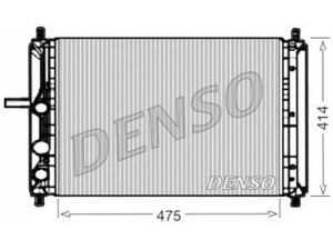 DENSO DRM09033 radiatorius, variklio aušinimas