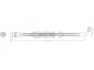 SPIDAN 340667 stabdžių žarnelė 
 Stabdžių sistema -> Stabdžių žarnelės
9094702G15