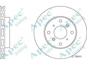 APEC braking DSK667 stabdžių diskas 
 Stabdžių sistema -> Diskinis stabdys -> Stabdžių diskas
45251S1AG60, 45251SS0000