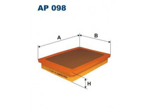 FILTRON AP098 oro filtras 
 Filtrai -> Oro filtras
71736126, 7722936, 01EFA037, EFA360