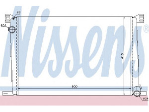NISSENS 69706 radiatorius, variklio aušinimas 
 Aušinimo sistema -> Radiatorius/alyvos aušintuvas -> Radiatorius/dalys
1711.7.535.099, 7.535.099