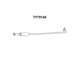 VENEPORTE TY70146 priekinis duslintuvas 
 Išmetimo sistema -> Duslintuvas
1742074610