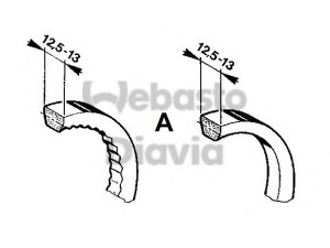 WEBASTO 62013006A paskirstymo diržas