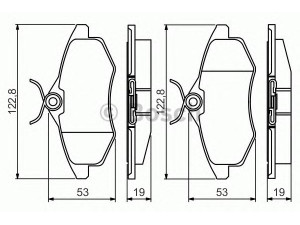 BOSCH 0 986 495 268 stabdžių trinkelių rinkinys, diskinis stabdys 
 Techninės priežiūros dalys -> Papildomas remontas
4252 36, 4252 58, 4253 45, 4253 84