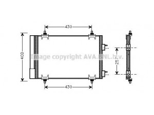 AVA QUALITY COOLING CN5230 kondensatorius, oro kondicionierius