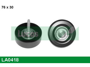 LUCAS ENGINE DRIVE LA0418 kreipiantysis skriemulys, V formos rumbuotas diržas 
 Diržinė pavara -> V formos rumbuotas diržas/komplektas -> Laisvasis/kreipiamasis skriemulys
1119938, 1135627, 1374385, 1S7Q19A216AB