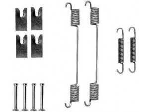 HELLA 8DZ 355 200-751 priedų komplektas, stabdžių trinkelės 
 Stabdžių sistema -> Būgninis stabdys -> Dalys/priedai