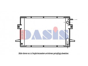 AKS DASIS 400530N radiatorius, variklio aušinimas 
 Aušinimo sistema -> Radiatorius/alyvos aušintuvas -> Radiatorius/dalys
08585802, 093807662, 8585021, 93802646