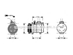 AVA QUALITY COOLING BWK228 kompresorius, oro kondicionierius 
 Oro kondicionavimas -> Kompresorius/dalys
64528385911, 64528391136, 64528391693