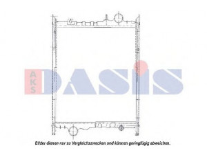 AKS DASIS 440248N radiatorius, variklio aušinimas
