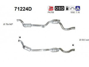 AS 71224D katalizatoriaus keitiklis 
 Išmetimo sistema -> Katalizatoriaus keitiklis
1634905814