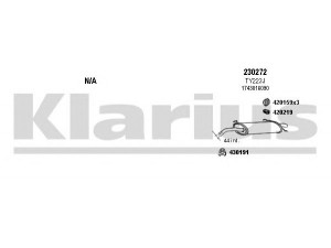 KLARIUS 900238E išmetimo sistema 
 Išmetimo sistema -> Išmetimo sistema, visa