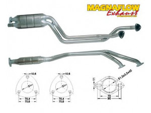 MAGNAFLOW 80666 katalizatoriaus keitiklis 
 Išmetimo sistema -> Katalizatoriaus keitiklis
18301728038