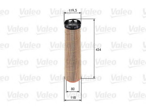 VALEO 585670 oro filtras 
 Techninės priežiūros dalys -> Techninės priežiūros intervalai
6110940204