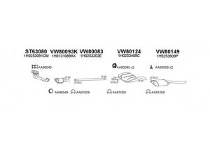 VENEPORTE 800220 išmetimo sistema