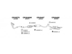 VENEPORTE 770076 išmetimo sistema 
 Išmetimo sistema -> Išmetimo sistema, visa