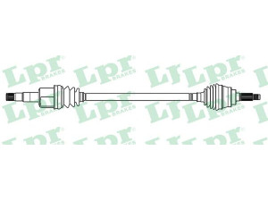 LPR DS52464 kardaninis velenas 
 Ratų pavara -> Kardaninis velenas
4701109