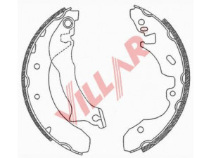 VILLAR 629.0694 stabdžių trinkelių komplektas 
 Techninės priežiūros dalys -> Papildomas remontas
7055297, 7267808