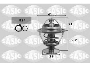 SASIC 3371541 termostatas, aušinimo skystis
133754