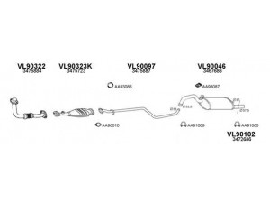 VENEPORTE 900169 išmetimo sistema