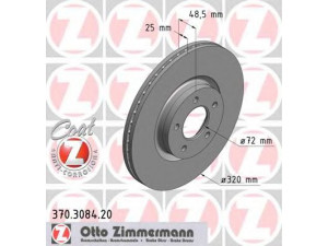 ZIMMERMANN 370.3084.20 stabdžių diskas 
 Dviratė transporto priemonės -> Stabdžių sistema -> Stabdžių diskai / priedai
B37F-3325XA