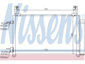 NISSENS 940009 kondensatorius, oro kondicionierius 
 Oro kondicionavimas -> Kondensatorius
96591582, 96658674, 96663729