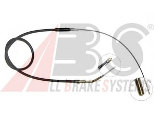 A.B.S. K10156 trosas, stovėjimo stabdys 
 Stabdžių sistema -> Valdymo svirtys/trosai
34 41 1 159 048