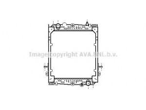 AVA QUALITY COOLING DF2052 radiatorius, variklio aušinimas
1327920, 1432145, 1628623